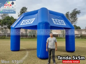 tenda inflável promocional personalizada sesi