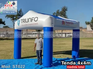 tenda inflável promocional triunfo soluções financeiras