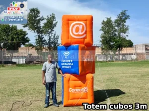 totem inflável promocional em Belo Horizonte