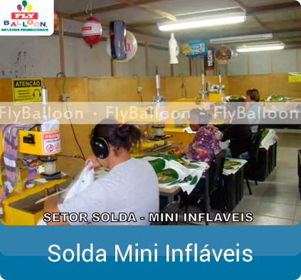 Setor solda mini infláveis promocionais