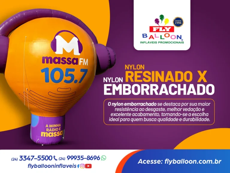 tecido emborrachado inflável promocional