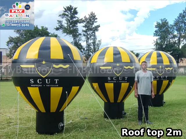 balões infláveis promocionais SCUT proteção veicular