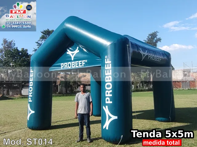 inflável customizado tenda Probeef