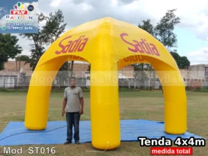 tenda inflável promocional sadia