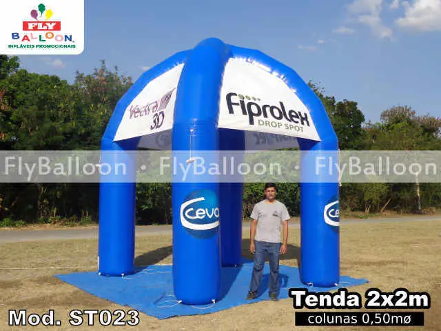 tenda inflável promocional ceva brasil