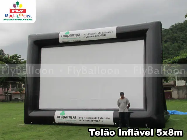 telão inflável gigante promocional unipampa em Bagé - RS