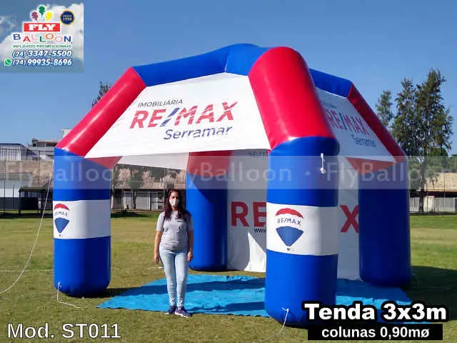 tenda inflável promocional imobiliária remax serramar