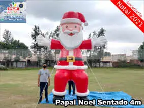 Papai Noel Gigante Inflável