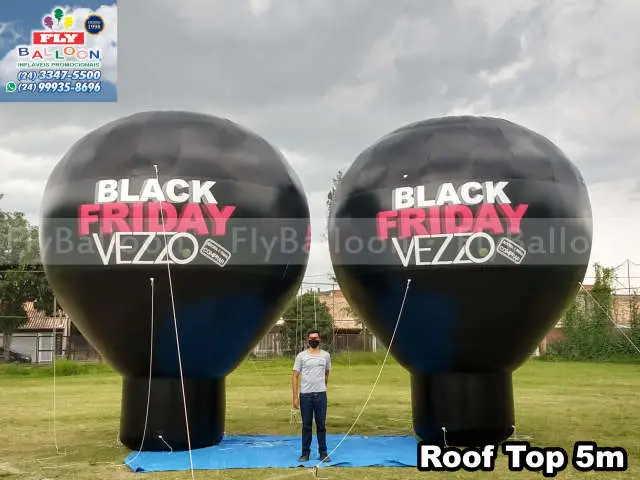 Balões infláveis black friday Vezzo