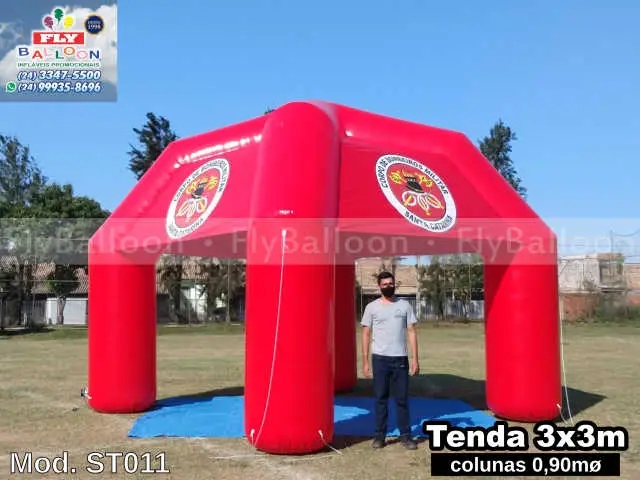 tenda inflável promocional corpo de bombeiros militar santa catarina