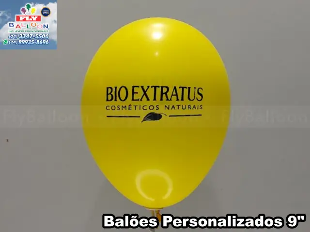 balão personalizado bio extratus cosméticos naturais