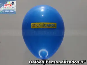 balão personalizado óticas carol