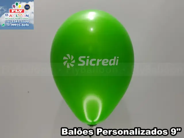 balão personalizado sicredi
