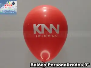 balão personalizado knn idiomas