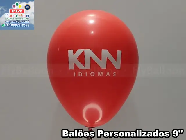 balão personalizado knn idiomas