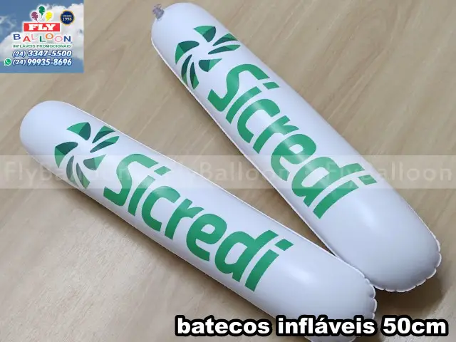 Batecos infláveis promocionais Sicredi