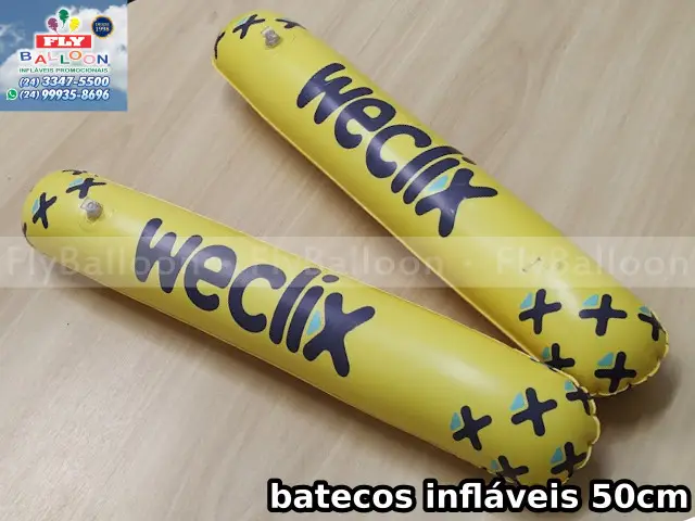 batecos infláveis promocionais weclix internet fibra óptica