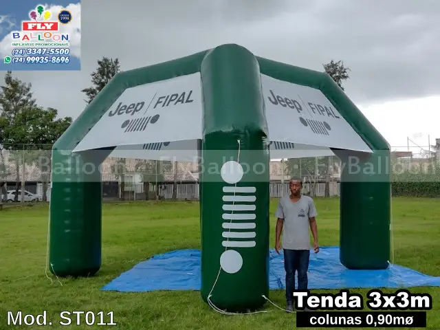 tenda inflável promocional fipal
