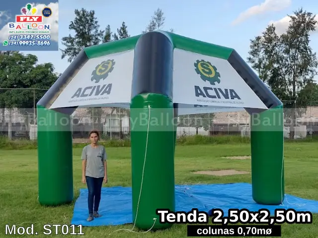 tenda inflável promocional ACIVA