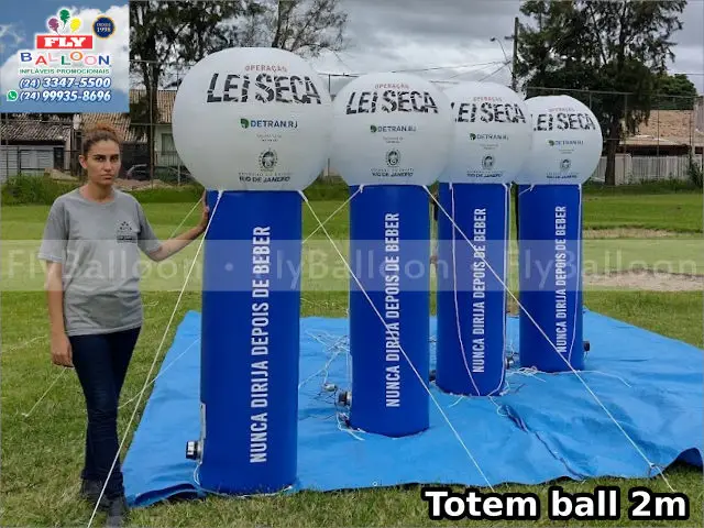 Totens Ball infláveis Operação lei Seca