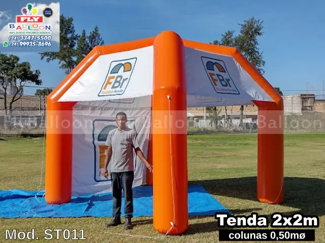 tenda inflável promocional faculdade brasília