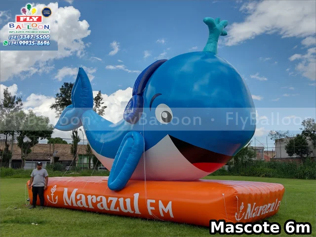 Mascotes infláveis gigantes